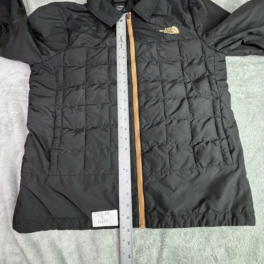 North Face Jacket Men's Size Medium Black Thermoball Puffer Lightweight Hiking